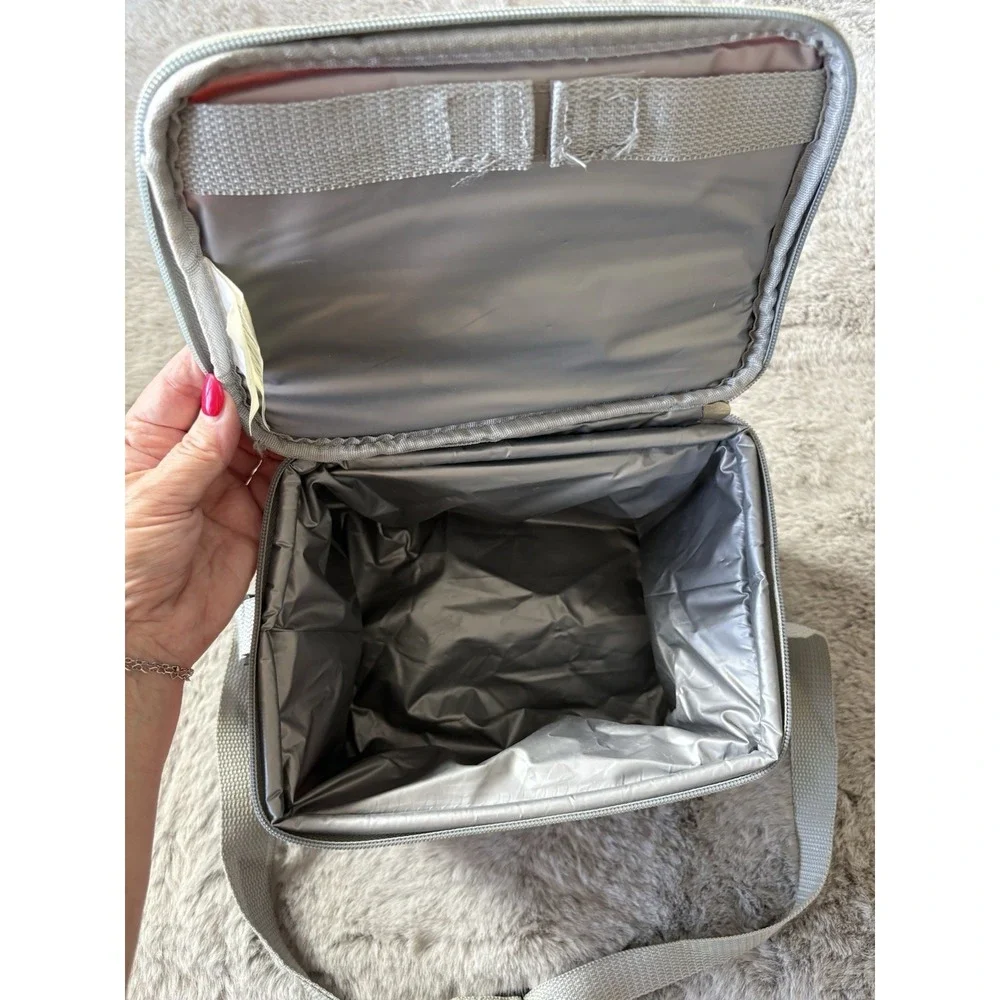 Detroit‎ Tigers small lunch box zip closure carry strap